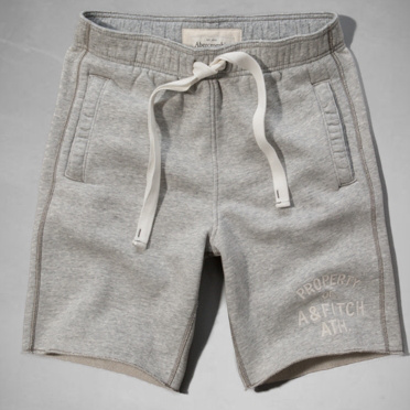 Abercrombie Fitch Hombres Vellón Patalón Corto AF7761